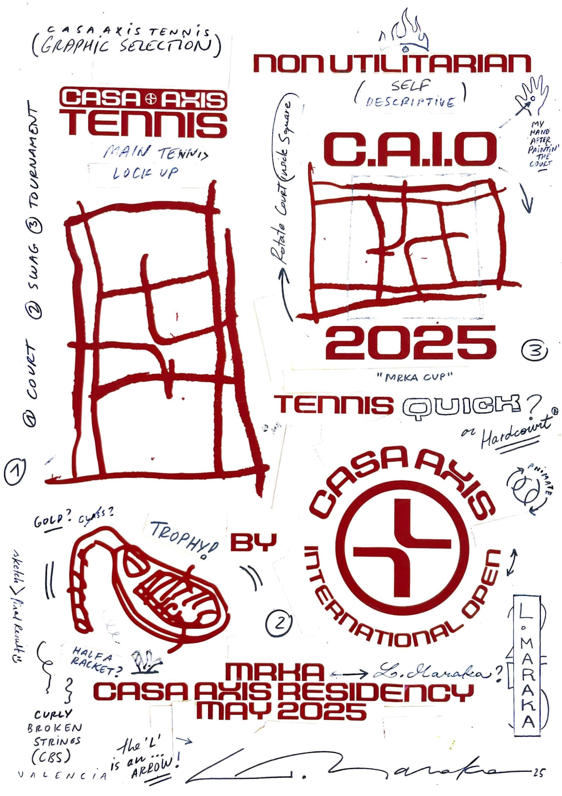 Casa Axis Tennis Identity